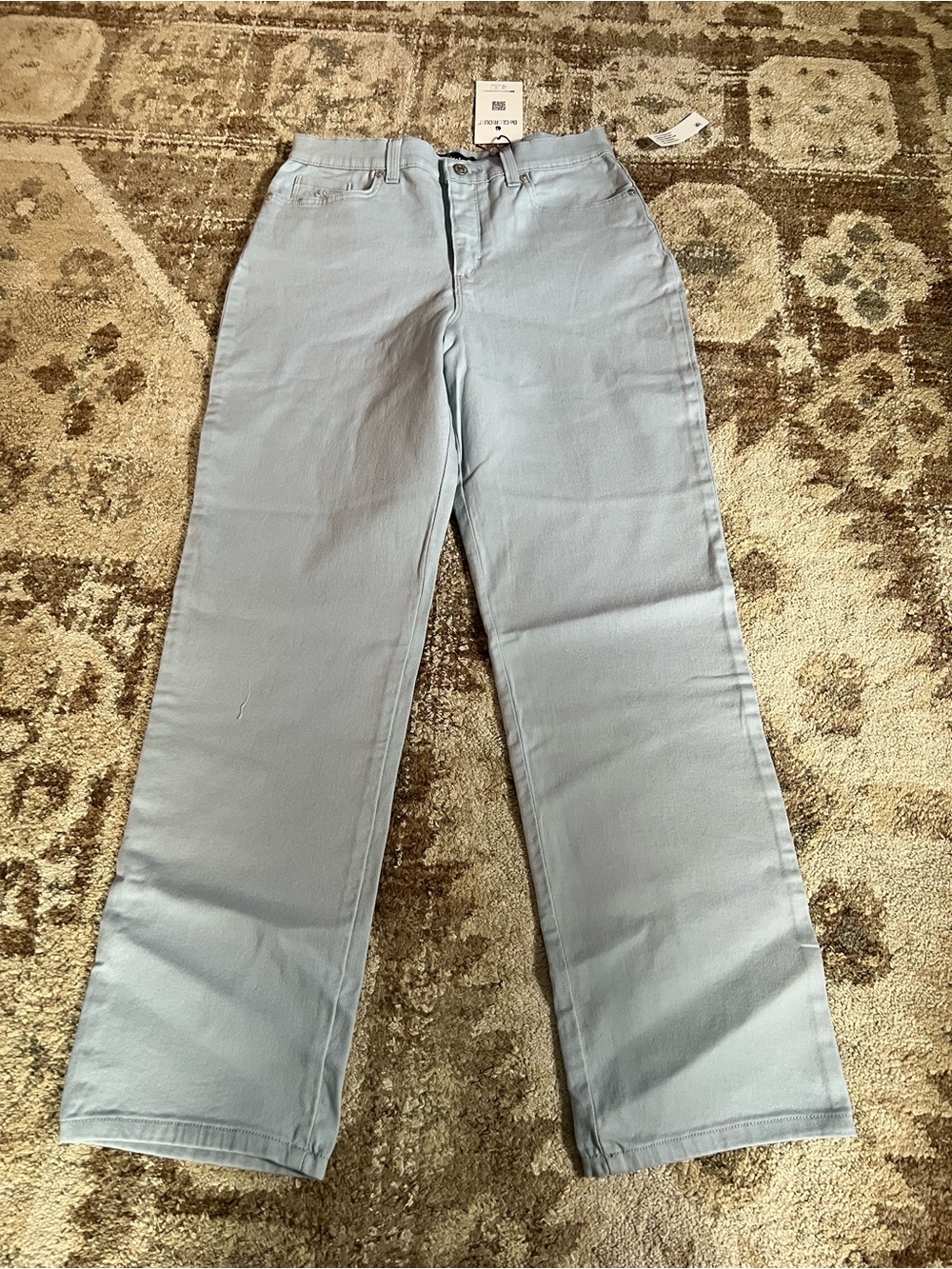 Light Blue Amanda Tapered Leg Jeans